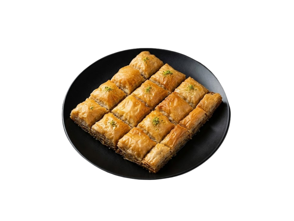 Baklawa, relleno de coco y almendra